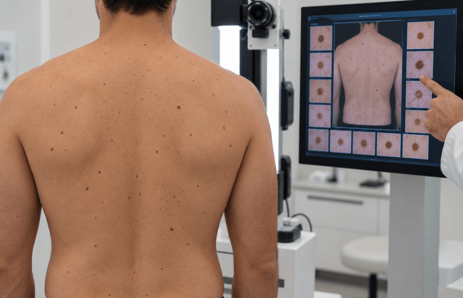 Mapeo corporal fotográfico de lunares para prevención del cáncer de piel en Zeres Sevilla Mapeo corporal fotográfico de lunares para prevención del cáncer de piel en Zeres Sevilla